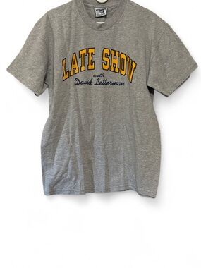 Vintage Lee Heather Tee Late Show with David Letterman T-Shirt